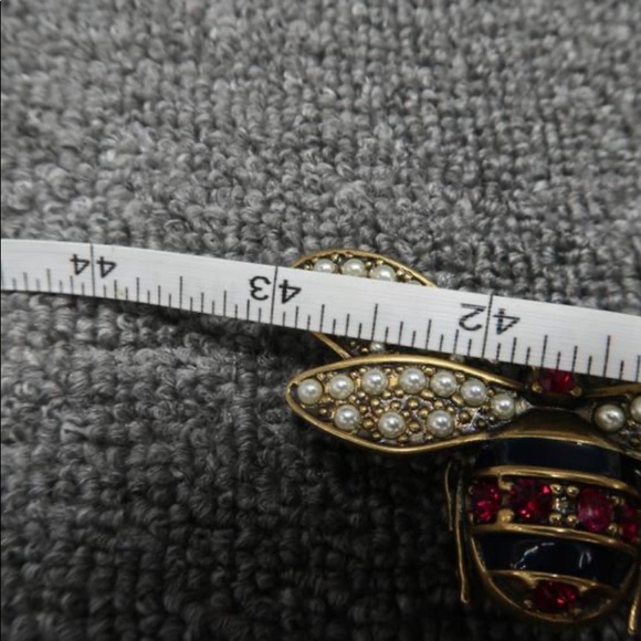 Brand new Authentic Gucci pink Bar”bee”-Hard to find color- bee belt main image 11